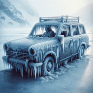 Frozen, no heat in car, needs a heater core flush